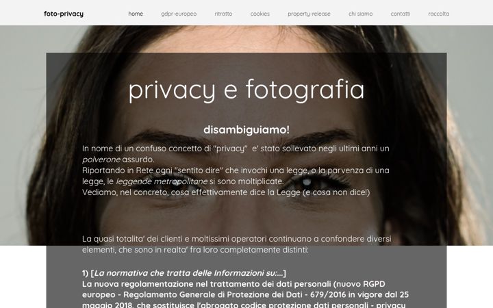 Screenshot of foto-privacy.com