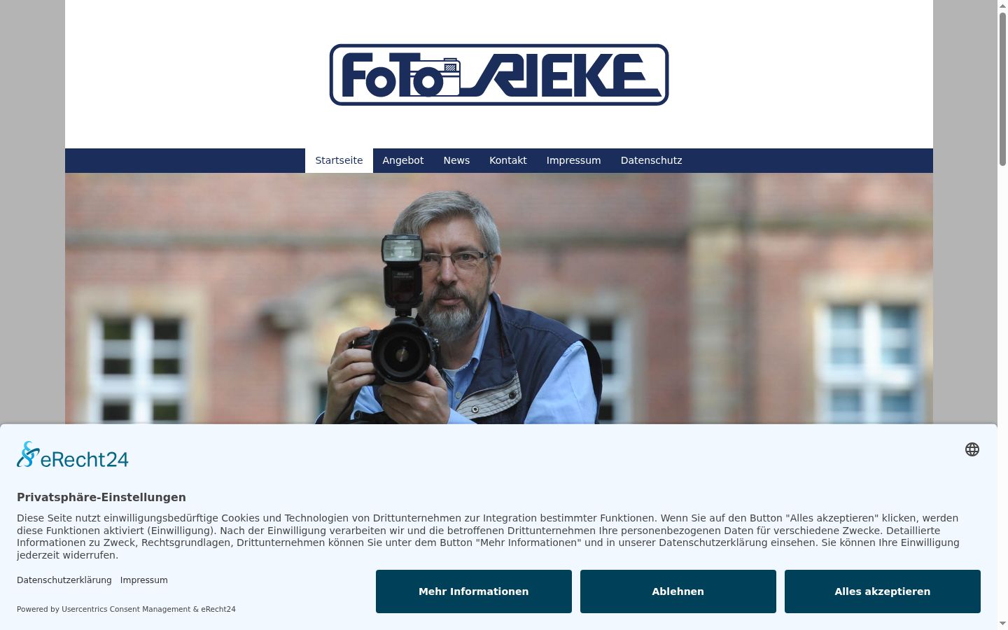 Screenshot tal-banner tal-kunsens muri qabel kwalunkwe interazzjoni