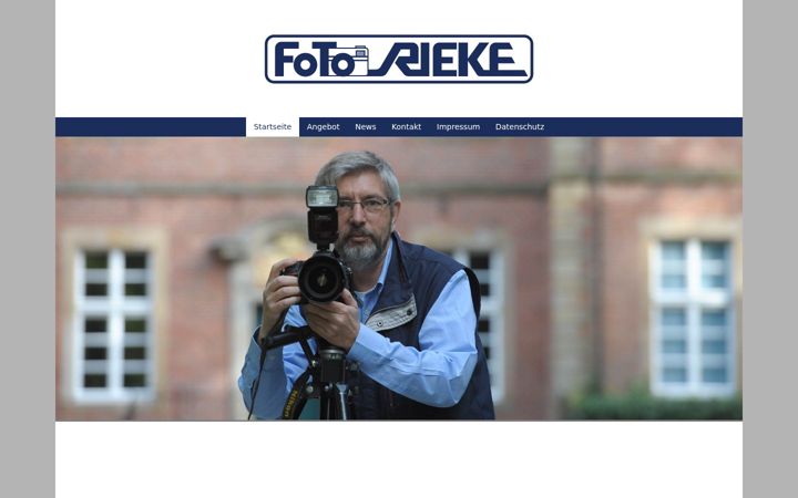 Screenshot of foto-rieke.de