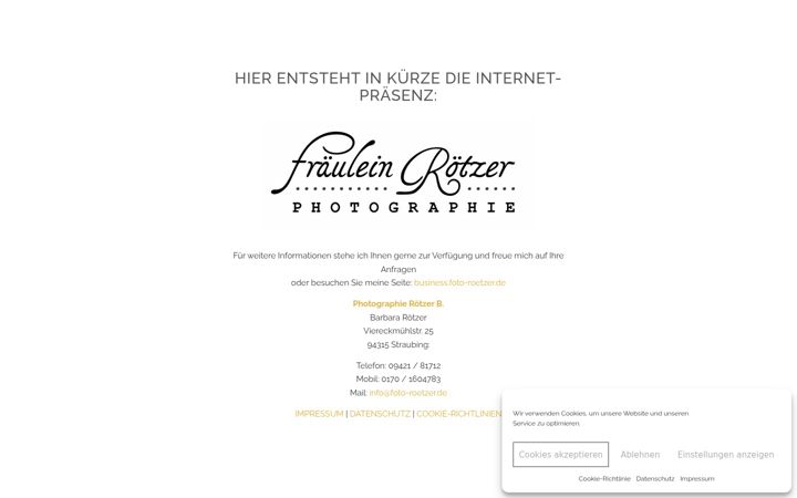 Screenshot of foto-roetzer.de