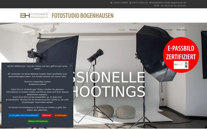 Screenshot of foto-studio-bogenhausen.de