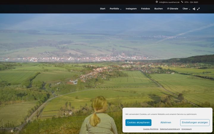 Screenshot of foto-suedharz.de