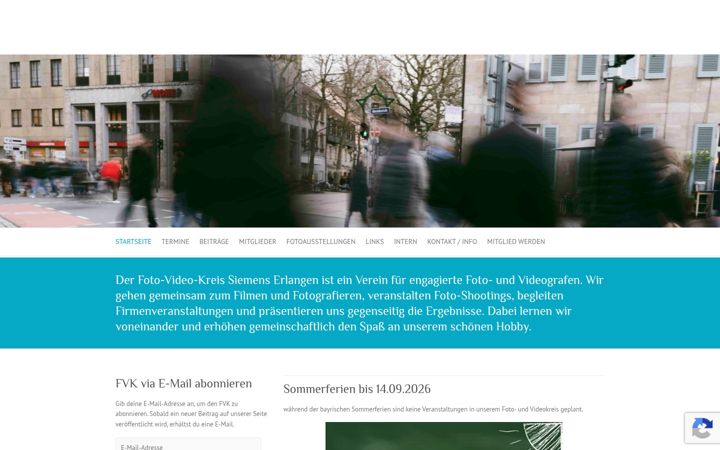Screenshot of foto-video-erlangen.de