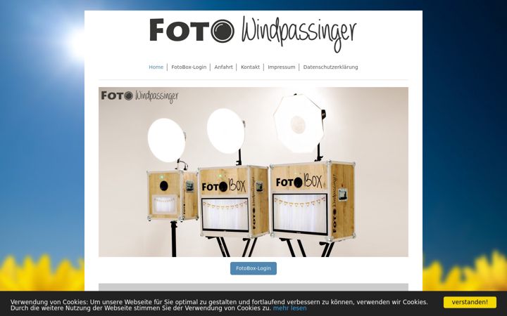 Screenshot of foto-windpassinger.de