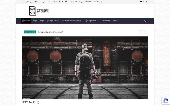 Screenshot of foto27.nl