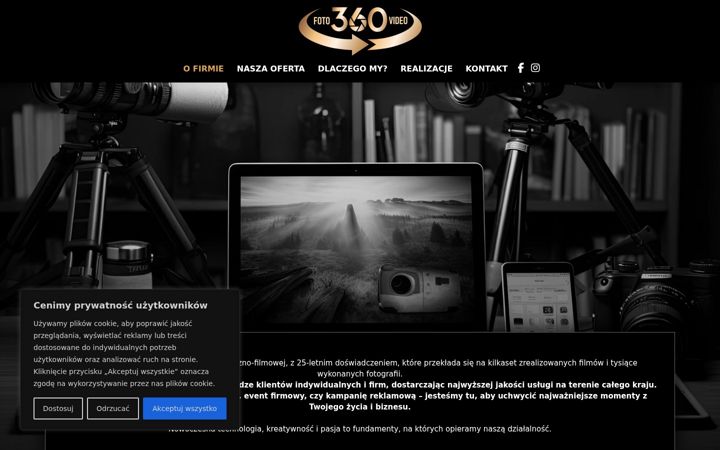Screenshot of foto360video.pl