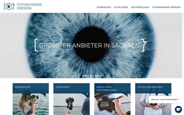 Screenshot of fotoakademie-dresden.de