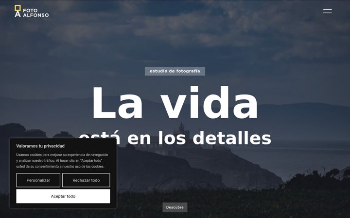 Screenshot of fotoalfonso.es