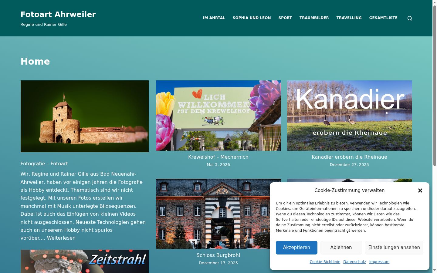 Screenshot van de toestemmingsbanner zoals getoond vóór enige interactie