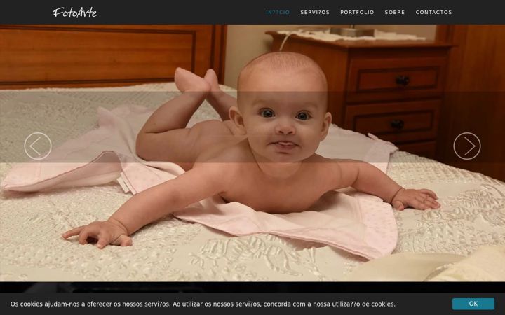 Screenshot of fotoarte.com.pt