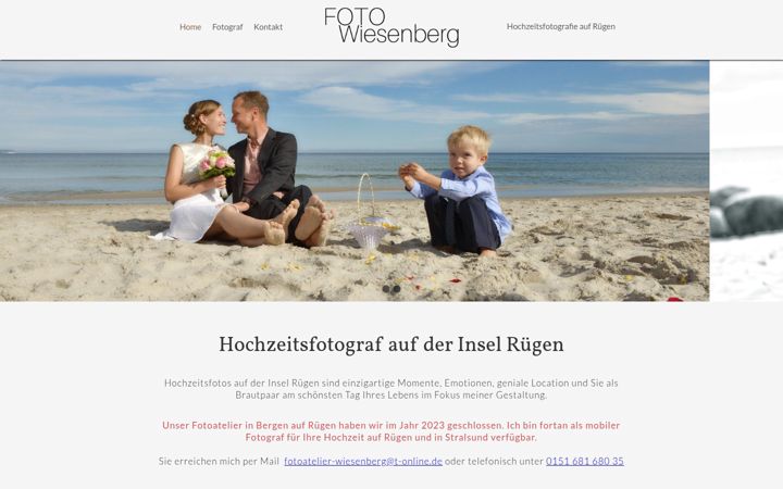 Screenshot of fotoatelier-wiesenberg.de