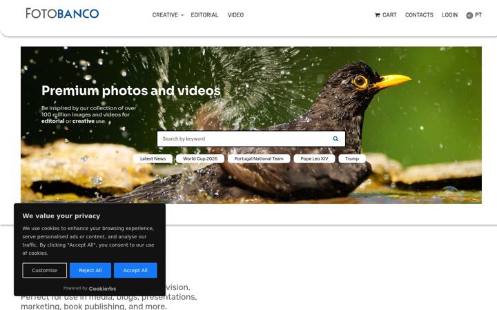 Screenshot of fotobanco.pt