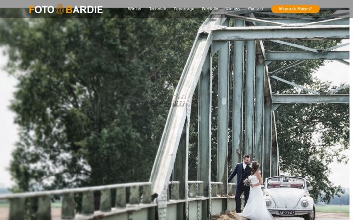 Screenshot of fotobardie.nl