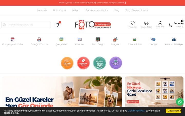 Screenshot of fotobaskisepeti.com