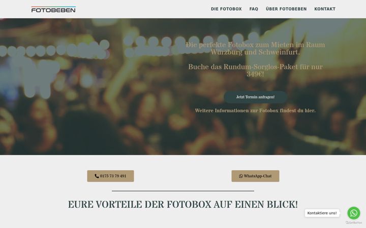 Screenshot of fotobeben.de