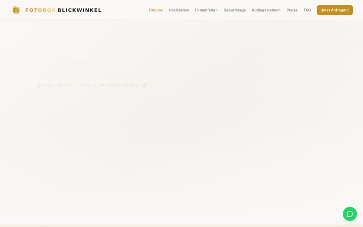 Screenshot of fotobox-blickwinkel.de