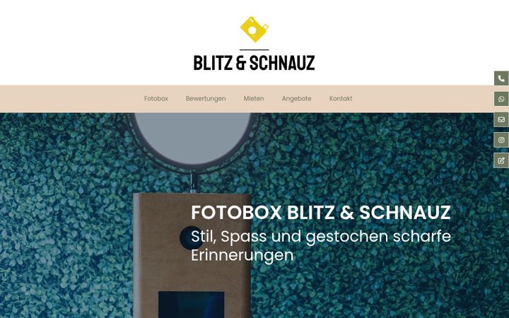 Screenshot of fotobox-blitz-schnauz.ch