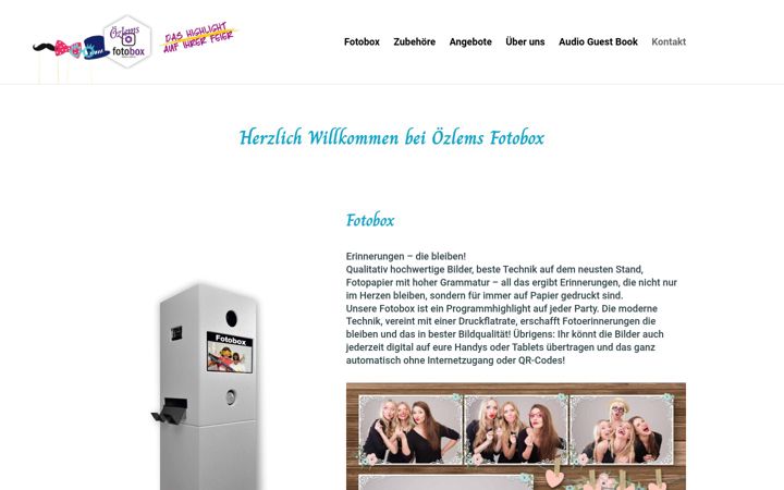 Screenshot of fotobox-europe.com