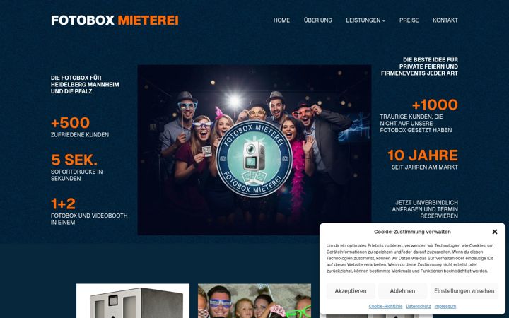Screenshot of fotobox-mieterei.de