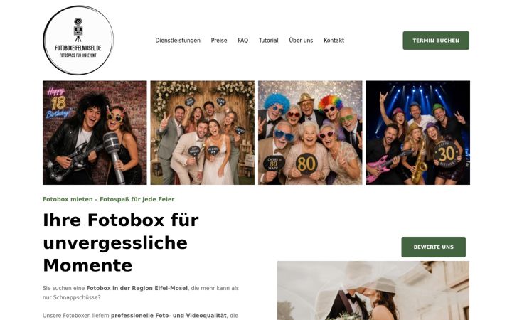 Screenshot stránky fotobox-waxweiler-eifel.de