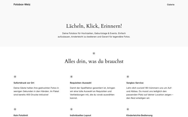 Screenshot of fotobox-weiz.at
