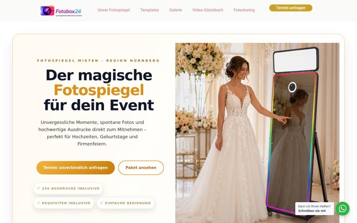 Screenshot of fotobox24.info