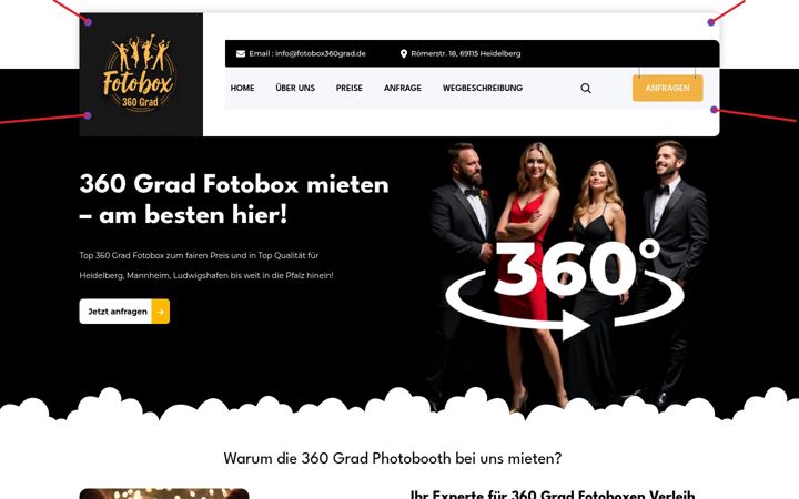 Screenshot of fotobox360grad.de