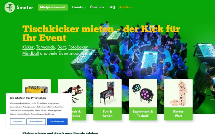 Screenshot of fotoboxmietenberlin.de