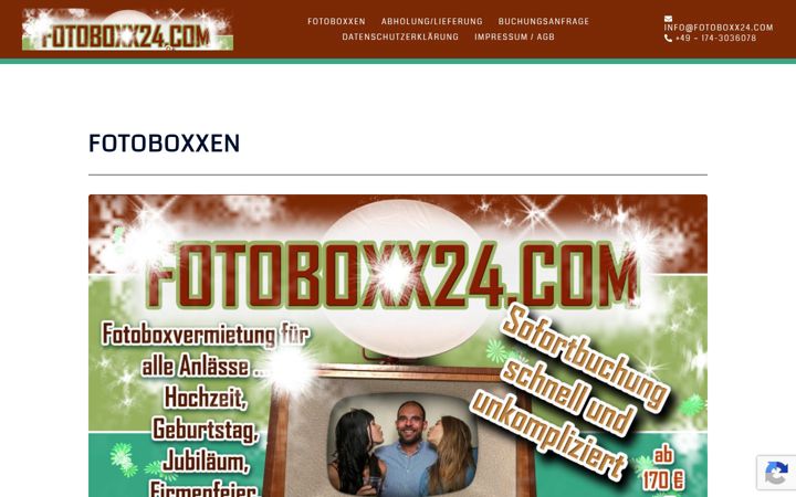 Screenshot of fotoboxx24.com