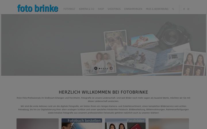 Screenshot stránky fotobrinke.de