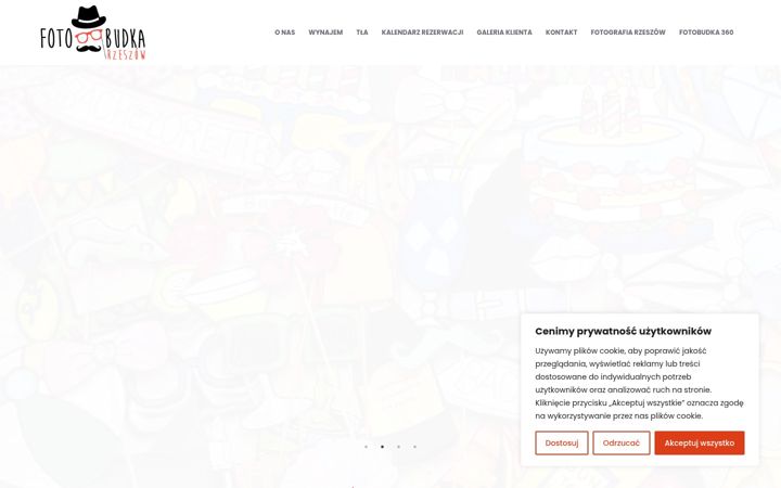 Screenshot of fotobudka-rzeszow.pl