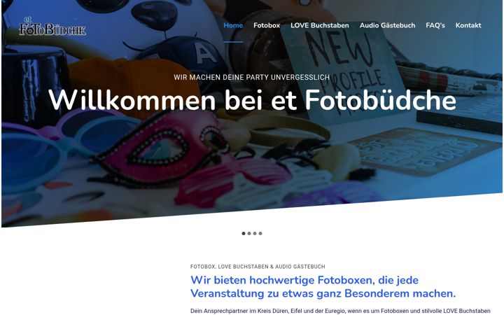 Screenshot of fotobuedche.de