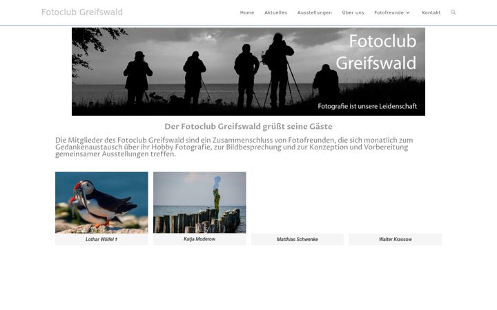 Screenshot stránky fotoclub-greifswald.de