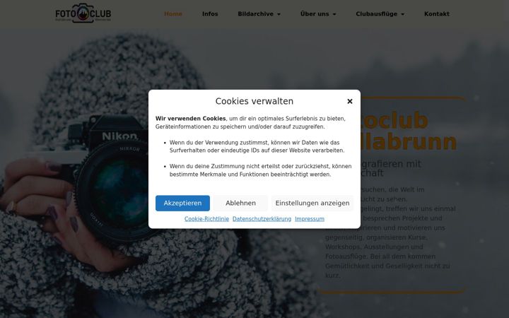 Screenshot of fotoclub-hollabrunn.at