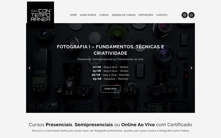 Ekrānuzņēmums no fotocontemporanea.com.br