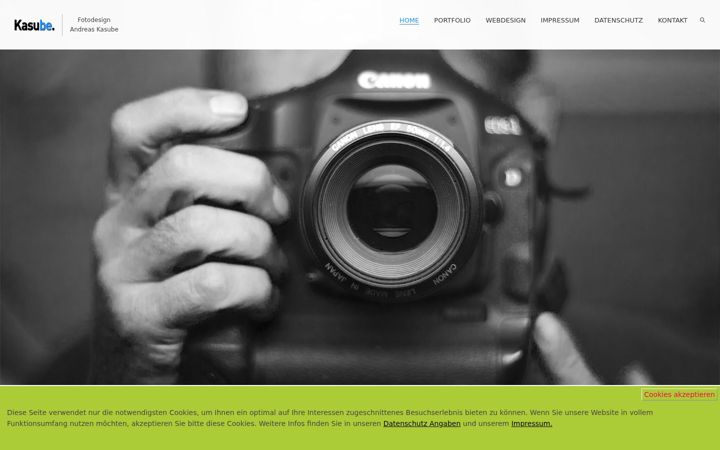 Screenshot of fotodesign-kasube.de