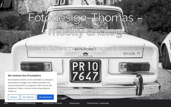 Ekraanipilt saidist fotodesign-thomas.de