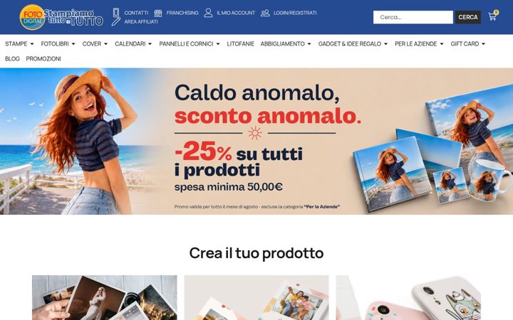 Screenshot of fotodigital.it
