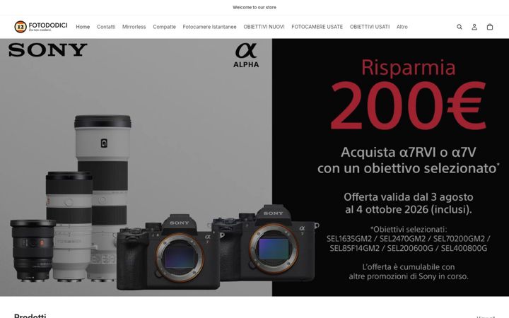 Screenshot of fotododici.com
