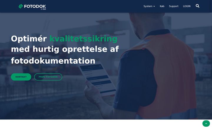 Screenshot of fotodok.dk