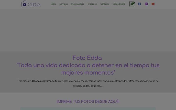 Screenshot of fotoedda.com