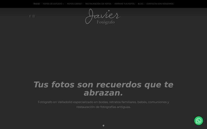 Screenshot of fotoestudiojavier.es