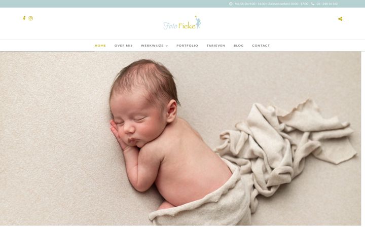 Screenshot of fotofieke.nl