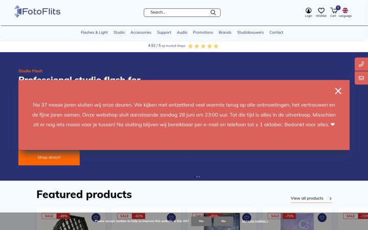 Screenshot of fotoflits.com