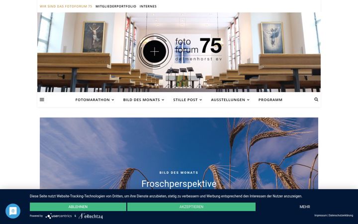Snimka zaslona za fotoforum75.de