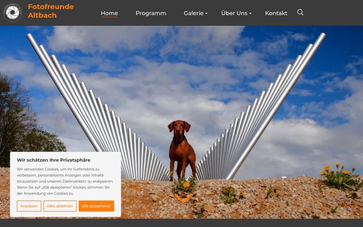 Screenshot of fotofreunde-altbach.de