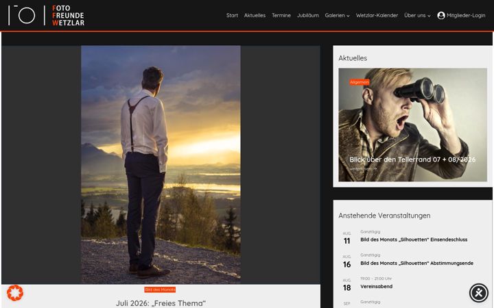 Screenshot of fotofreunde-wetzlar.de
