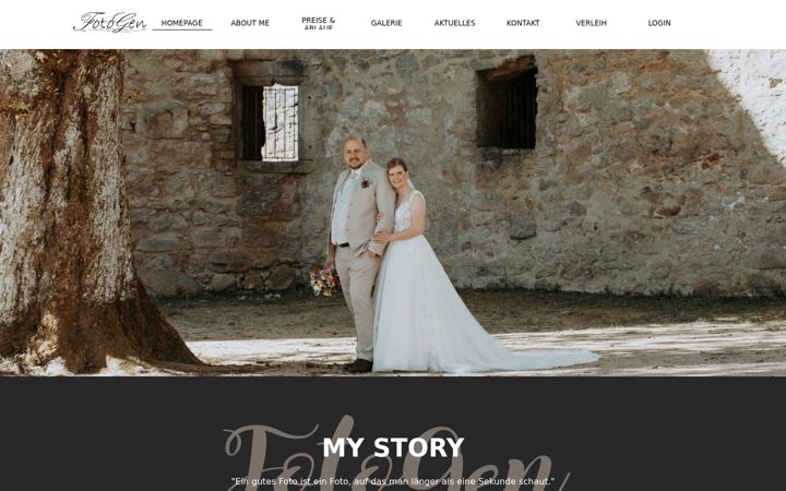 Screenshot of fotogen-by-sandra.de