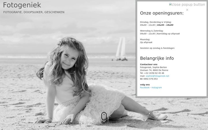 Екранна снимка на fotogeniek.net