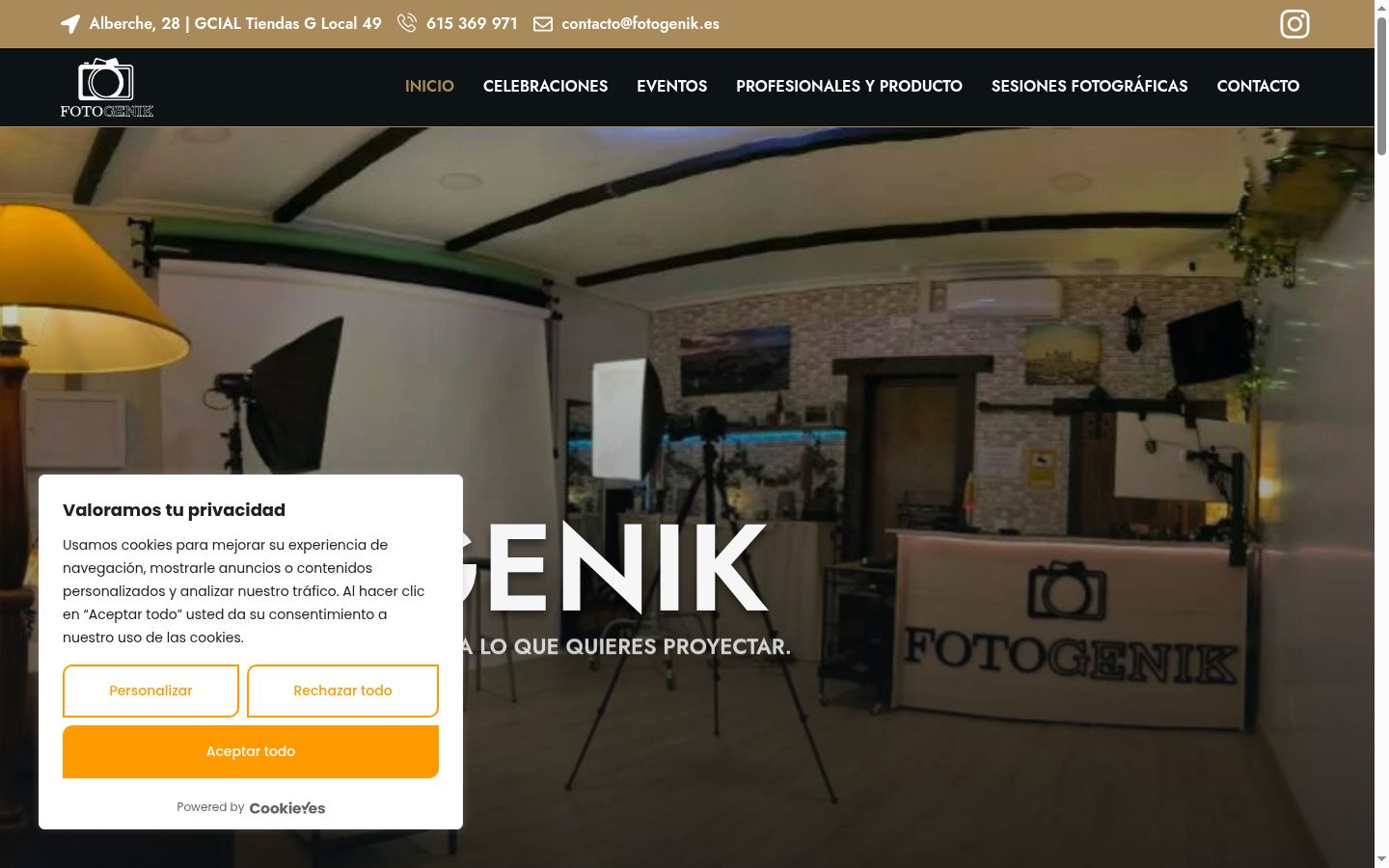 Snímka obrazovky banera súhlasu zobrazeného pred akoukoľvek interakciou